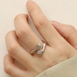 Hugging Hands ring